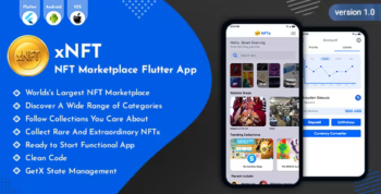 xNFT - NFT Marketplace Flutter App UI Kit