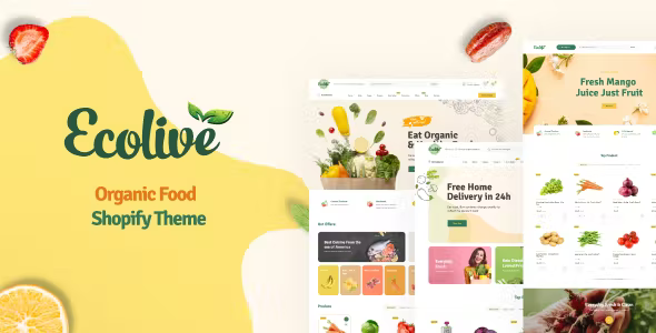 Ap Ecolive - Organic & Food Theme