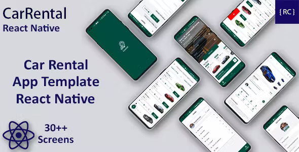 Car Rental App Template in React Native - CarRental
