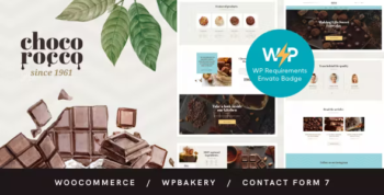 ChocoRocco - Chocolate Sweets & Candy Store WordPress Theme