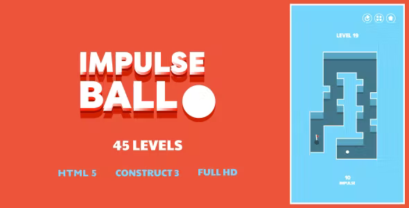 Impulse Ball - HTML5 Game (Construct3)