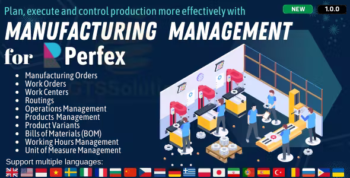 Manufacturing Management module for Perfex CRM