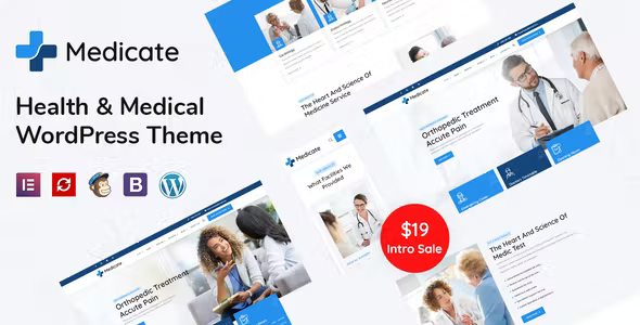 Medicate – Health & Medical WordPress Theme