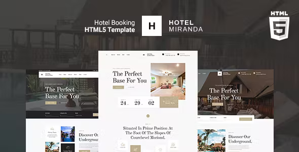 Miranda - Hotel booking HTML Template