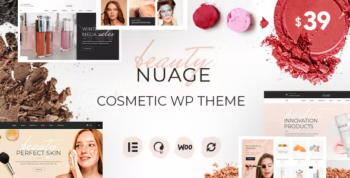 Nuage - Cosmetics & Beauty WordPress Theme
