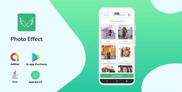 Photo Effect (AdMob + In-app Purchases)