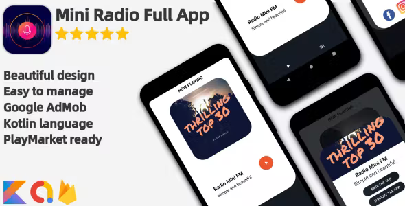 Radio Mini - Full Android Application