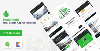 RealShield - Complete Real Estate UI Template (Kotlin)