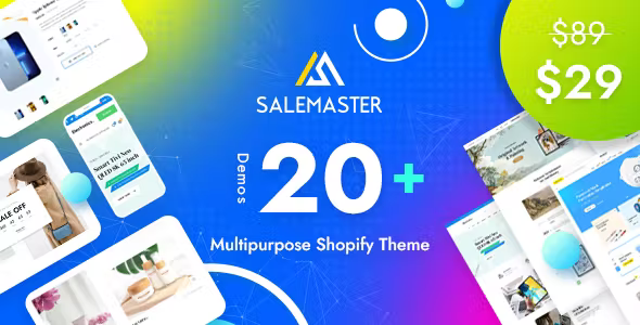 SaleMaster - Creative Multipurpose Shopify Theme