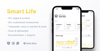 Smart Life - Mobile App Template - Ionic 6 - Capacitor 3