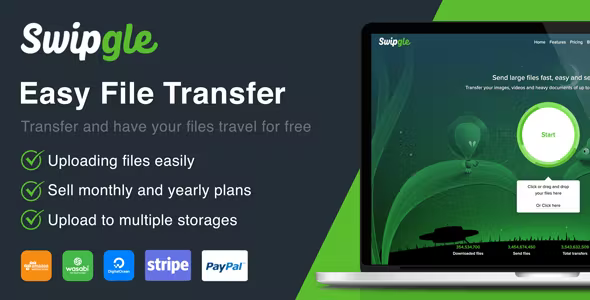Swipgle - Easy File Transfer (SAAS)