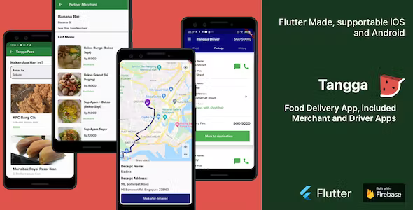 Tangga - Food Delivery Apps, Flutter Made