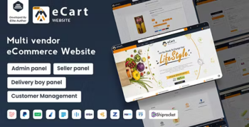 eCart Web - Multi Vendor eCommerce Marketplace