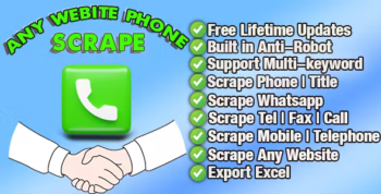 Any Webite Phone Scrape - Extract Pro
