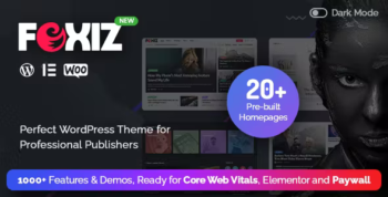 Foxiz - WordPress Newspaper News and Magazine