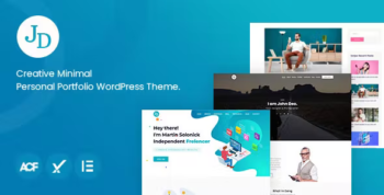 John - Minimal Personal Portfolio WordPress Theme