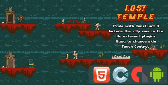 Lost Temple - Template for Construct 3