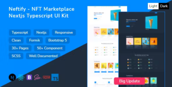 Neftify - NFT Marketplace Nextjs Typescript UI Kit