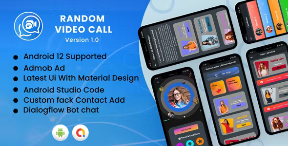 Random Video Call App - Android App - Admob Ads