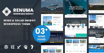 Renuma - Wind & Solar Energy WordPress Theme