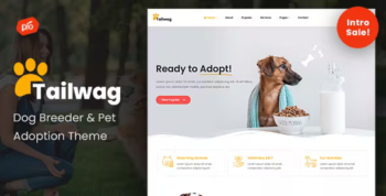 Tailwag - Dog Breeder WordPress Theme
