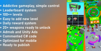 Unity game Template - Spinning Target