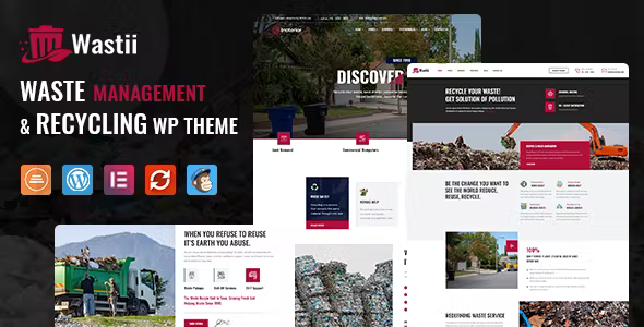 Wastii - Waste Management Services WordPress Theme