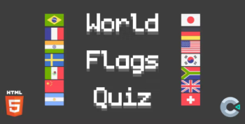 World Flags Quiz - HTML5 Game (Construct 3)