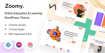 Zoomy - LMS & Education WordPress Theme