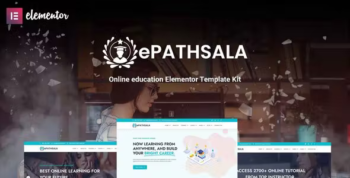ePathsala - Online Education Elementor Template Kit