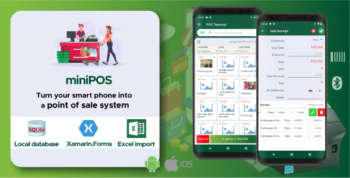miniPOS - Point of Sale applications with Cloud Database function