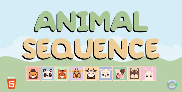Animal Sequence - HTML5 Educational Game (Construct 3)