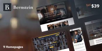 Bernstein - WordPress Theme for Lawyer & Attorney