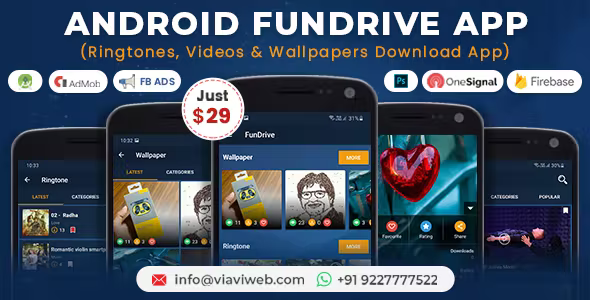 Fundrive - Ringtones, Videos & Wallpapers Download App