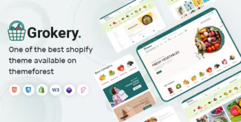 Grokery - Vegetable, Organic & Grocery Supermarket Responsive Shopify Theme