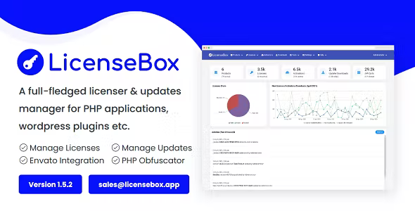 LicenseBox - PHP Licenser and Updates Manager