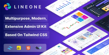 Lineone - Multipurpose Tailwind CSS Admin Template based on HTML, HTML + Laravel