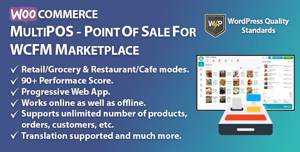 MultiPOS - Point of Sale for WCFM Marketplace - MultiVendor POS System