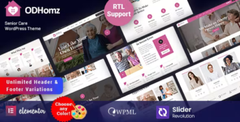 Odhomz - Senior Care WordPress Theme