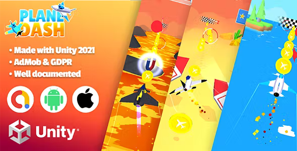 Plane Dash - Unity Hyper Casual Game
