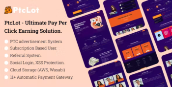 PtcLot - Ultimate Pay Per Click Earning Solution