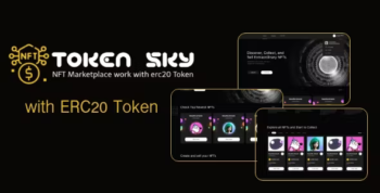 TokenSky - Full Erc20 Token NFT Marketplace Next js and Solidity