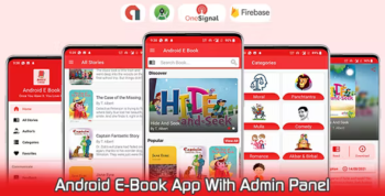 Android E Book App - Admin Panel - Admob & FAN