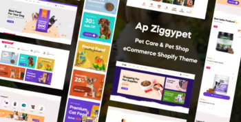 Ap Ziggypet - Pet Care & Pet Shop Shopify Theme