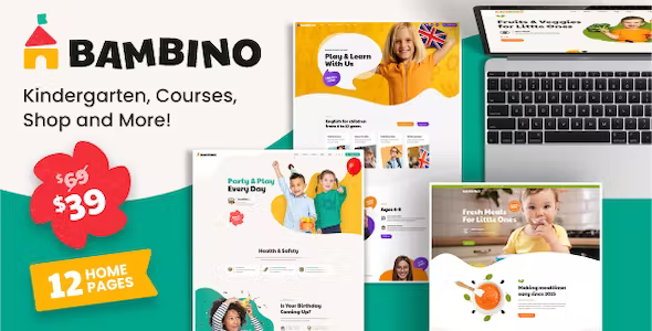 Bambino - WordPress Theme for Child Care