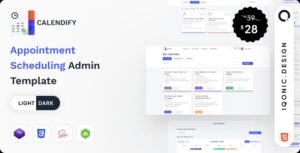Calendify | Appointment & Calendar Schedule Admin Template (VueJS, Laravel, HTML)