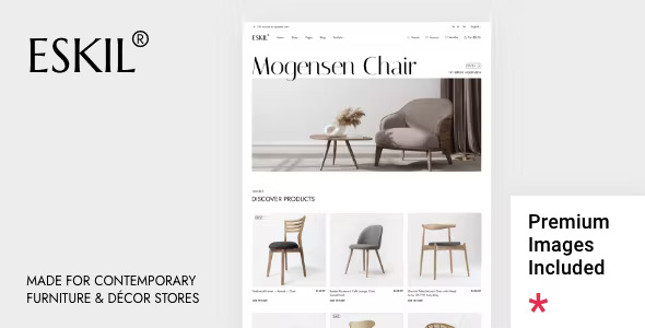 Eskil - Furniture Store WordPress Theme