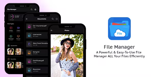 File Manager - Manage all your files - iOS App - Swift - InApp Purchase - AdMob Support