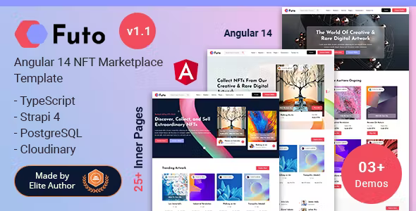 Futo - Angular Strapi NFT Marketplace Template