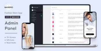 Manero - Fashion Store App with Laravel Orchid Admin Panel